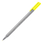 Ручка капиллярная Triplus, трехгранный пластиковый корпус, 0,3 мм, цвет чернил: желтый (неон)
