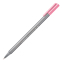 Ручка капиллярная Triplus, трехгранный пластиковый корпус, 0,3 мм, цвет чернил: светло-малиновый