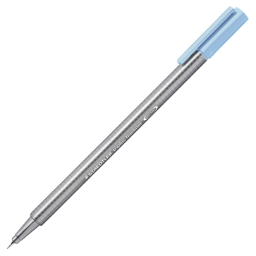 Ручка капиллярная Triplus, трехгранный пластиковый корпус, 0,3 мм, цвет чернил: морская волна