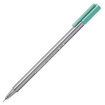 Ручка капиллярная Triplus, трехгранный пластиковый корпус, 0,3 мм, цвет чернил: зеленый французский