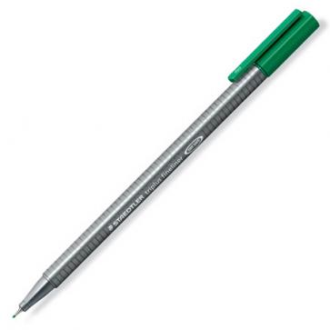 Ручка капиллярная Triplus 34, пластик, зеленая