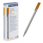 Ручка капиллярная Triplus, трехгранный пластиковый корпус, 0,3 мм, цвет чернил: светло-коричневый