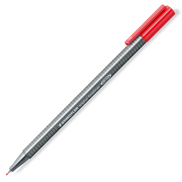 Ручки капиллярные Triplus 334 набор 20 цветов, трехгранные, толщина линии 0,3 мм