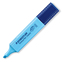 Текстовыделитель флуоресцентный, клиновидный наконечник, 1-5 мм, синий
