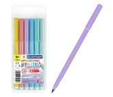 Фломастеры Centropen Colour World Pastel, 6 цветов, блистерная упаковкая