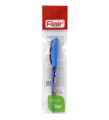 Ручка гелевая Flair RAPID GEL синяя, пластик, в блистере