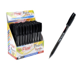 Ручка шариковая Flair PEACH TRENDZ, пластик, 1,0 мм, черная