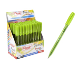 Ручка шариковая Flair PEACH TRENDZ, пластик, 1,0 мм, салатовая