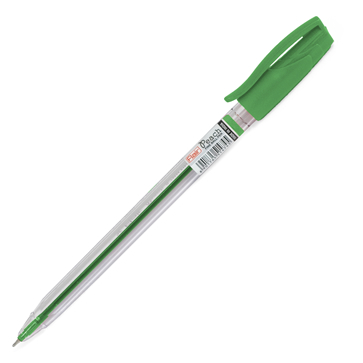 Ручка шариковая PEACH, пластик, зеленая
