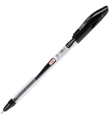Ручка гелевая Flair SLEEK, черная, пластик