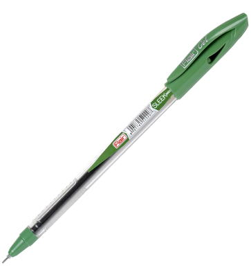 Ручка гелевая Flair SLEEK, зеленая, пластик