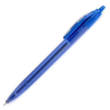 Ручка шариковая автоматическая Ezee Click, пластик, синяя