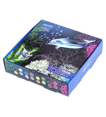 Гуашь Cullinan "Океан", 16 цветов, 25 мл, картонная коробка