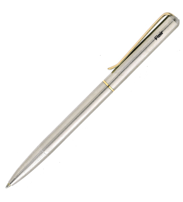 Ручка шариковая Triumph, светло-золотой металлический корпус, цвет чернил: синий
