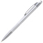 Автоматическая шариковая ручка Miami, серебряный металлический корпус, цвет чернил: синий