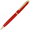 Ручка шариковая Momento, красный металлический корпус, цвет чернил: синий
