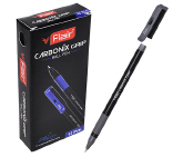 Ручка шариковая CARBONIX GRIP,  пластик, 0,7мм, цвет чернил: черный