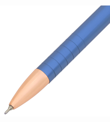 Ручка шарик. "Flair" STELLAR, синяя, футляр, цв. корпуса синий