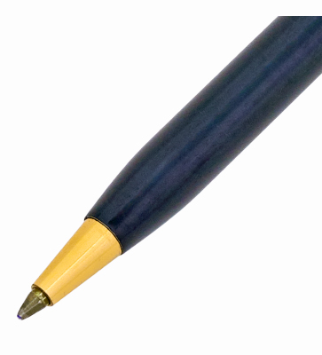 Ручка шарик. "Flair" IGNITE, синяя, блистр, цв. корпуса черный