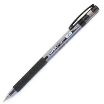 Ручка шариковая GRIPPO Fine, пластик, 0,7мм, черная