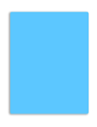 Картон цветной SIRIO, голубой, 50х65 см 